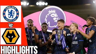 Chelsea vs Wolves  All Goals amp Highlights  Premier League Cup Final U17  110424 [upl. by Rehpretsirhc]