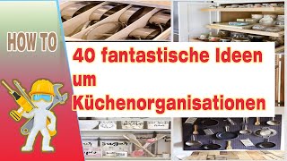 40 fantastische Küchenhacks  IKEA Hacks  Küchenplanung [upl. by Nomor]