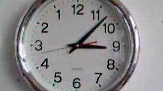 Crazy clock goes backwards [upl. by Yanetruoc]