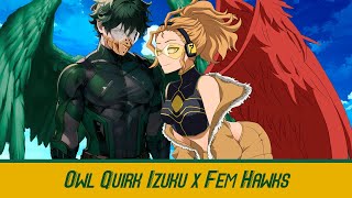 Owl Quirk Izuku x Fem Hawks  MHA Texting Story  VALENTINES DAY ONESHOT [upl. by Nayllij]