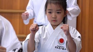 Karate kids basic training Aomori Japan） [upl. by Ardnekahs]