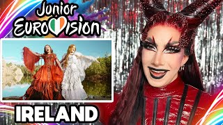 🇮🇪 Jessica McKean  Aisling  Ireland  American Reacts to Junior Eurovision 2023 [upl. by Nageem32]