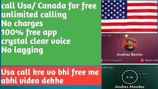 How to call USA for free  Call USA for free without any Charges  Rebtel App [upl. by Hersh885]