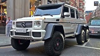 Insane Mercedes G63 6x6 DRIVING IN LONDON [upl. by Rabin68]