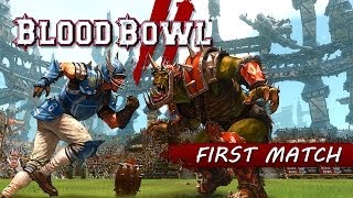 Blood Bowl 2 First Match Ingame Footage [upl. by Cyrano]