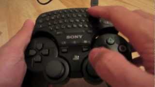 Sony PS3 Wireless Keypad Unboxing amp Overview [upl. by Thomajan]