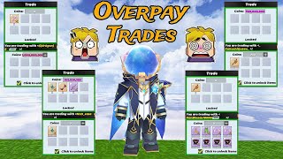 🤯🤑Super Overpay Trades🤑🤯 blockmango minecraft trading skyblock bmgo blockmangoskyblock [upl. by Zacherie462]