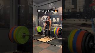 230kg Beltless deadlift 🔥 powerlifting bodybuilding trending viralshorts viralvideo deadlift [upl. by Araf]