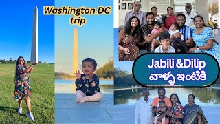 Washington DC day trip  Jabili Dilip వాళ్ళ ఇంటికి వెళ్లి 2 days ఉన్నాం [upl. by Htilil494]