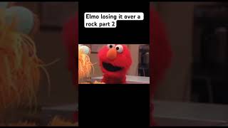 Elmo losing it over a rock part 2 funny sesamestreet elmo rocco shorts [upl. by Liahkim171]