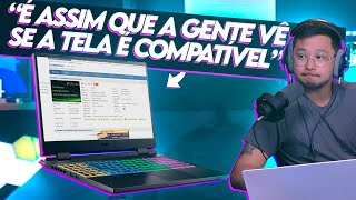 Como saber QUAL É A TELA DO SEU NOTEBOOK e suas especificações [upl. by Fabrianna]