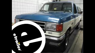 etrailer  Trailer Brake Controller Installation  1991 Ford F150 [upl. by Eycal]