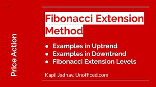 Fibonacci Trading Strategy Examples of Fibonacci Extension Method  Part 10 [upl. by Yniattirb]