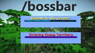 How to use the bossbar command in Minecraft 1161193 [upl. by Anertal]