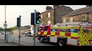 Whaley bridge fire station call out 2024 [upl. by Mullane]