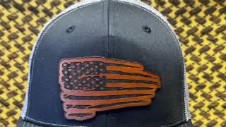 Leather Patch Trucker Hats [upl. by Ahsaeym]