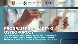 Program Profilaktyki Osteoporozy  Czym jest osteoporoza [upl. by Ronnholm]