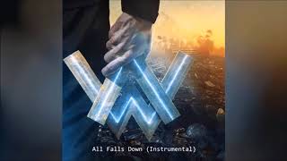 Alan Walker  All Falls Down Instrumental [upl. by Ewolram]