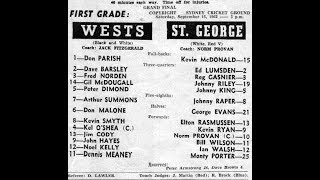 1963 NSWRL grand final WESTERN SUBURBS v ST GEORGE at Sydney Cricket Ground highlights [upl. by Kumagai]