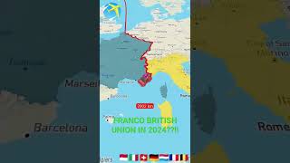 FrancoBritish Union in 2024 history worldwar3 ww3 ww2 foryou fyp viral trending [upl. by Ahseekat]