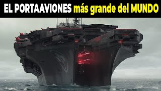 Nuevo portaaviones GIGANTESCO DE EEUU que conmociona al mundo [upl. by Wolk]