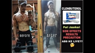 CLENBUTEROL RESULTS Full INFORMATION  Sacha GAYAN JAANKARI  SIFE EFFECT RESULTS AND PRECAUTION [upl. by Yoccm]