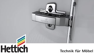 Sensys das Designscharnier mit integrierter Dämpfung Silent System von Hettich [upl. by Lorraine809]