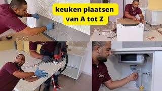 50 tips hoe een je een Ikea keuken plaatst aansluiten betegelen en afkitten [upl. by Tizes]