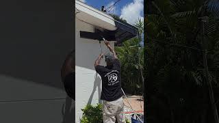 easiest way to minimize overspray and spray cut lines DIY homeimprovement [upl. by Hoi614]