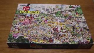 I LOVE CAR BOOT SALES GIBSON PUZZLE TIMELAPSE 1000 pieces [upl. by Danyluk]