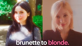 Brunette to Blonde Transformation [upl. by Dippold945]