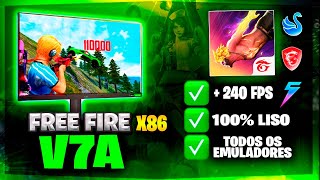 ATUALIZADO FREE FIRE X86 V7A ✅ DOWNLOAD [upl. by Emil]