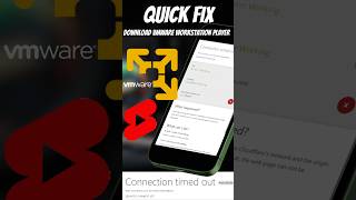 Quick Fix Download VMware Workstation Player in Seconds ✅😳😲 shorts vmwareplayer vmware [upl. by Attah]