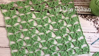 How to crochet lacy stitch for spring projects Crochet Video Tutorial [upl. by Lynd]