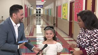 WATCH Coker Elementary student talks to GMSA about heading back to school [upl. by Ninnette770]