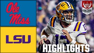 Ole Miss Rebels vs LSU Tigers  Full Game Highlights  ESPN College Football [upl. by Alva]