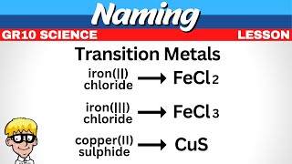 Naming Metal and Non metal Grade 10 [upl. by Remle660]