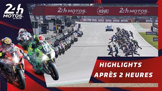 24 Heures Motos 2022  HIGHLIGHTS APRES 2H DE COURSE [upl. by Gnah498]