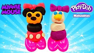 Play Doh Makeables Disney Minnie Mouse and Daisy Duck [upl. by Crissy]