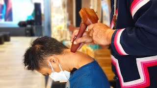 I got THAI HAMMER MASSAGE for Neck amp Shoulder Pains Tok Sen [upl. by Ynoble]