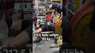 Road to nationals Goa bench press championship shorts shortsfeed powerlifting motivation [upl. by Connelley]