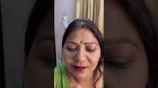 Karwachauth  Grwm Mom  Indian saree  festive vibe with momie  makeup tutorial [upl. by Serrano93]