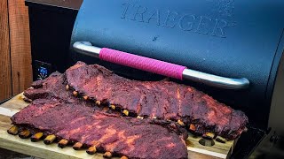 Smoked Ribs on the Traeger  How to smoke ribs [upl. by Richart]