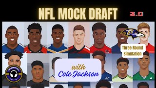 Baltimore Ravens and NFL prospects news and Mock Draft 30 with Cole Jackson [upl. by Laerol]