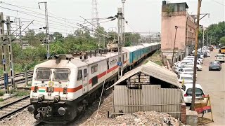 22706 Humsafar Express Jammu Tawi  Tirupati With LGD WAP7 Locomotive [upl. by Ennailuj840]