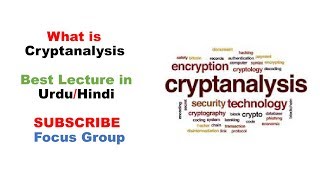 1 What is Crypt Analysis  Network Security  Lecture 5 in UrduHindi [upl. by Serdna241]