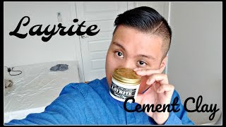 LAYRITE CEMENT CLAY  Hair Product Review  ANTON [upl. by Ard]