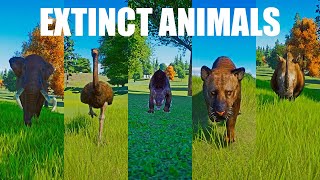 Extinct Animals Speed Races in Planet Zoo included Megistotherium  Woolly Rhinoceros etc [upl. by Hild925]