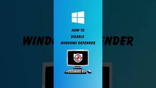 How To Disable Windows Defender windowstutorials [upl. by Yuzik559]