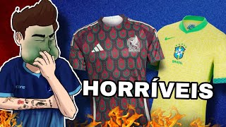 😨 RANKEANDO as BIZARRAS camisas da COPA AMÉRICA 2024 [upl. by Dylana]